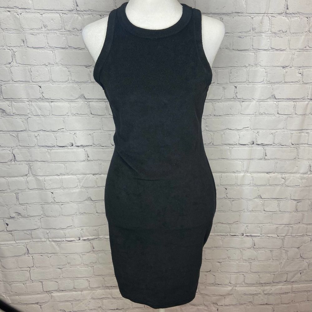 NWT Forever 21 Size M Black Midi Dress 